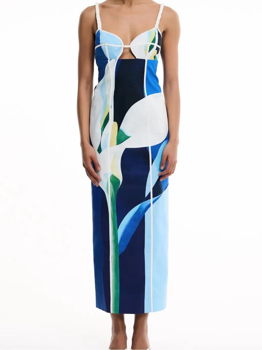 Significant Other Rita Midi Dress Calla Lily Size 4